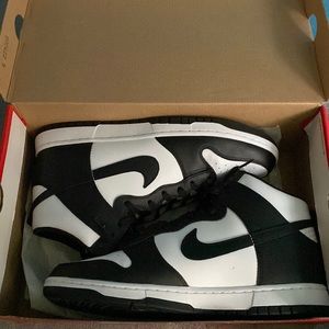 Nike dunk hi black and white retro (PANDA)